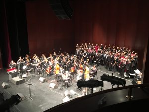 Choir on stage